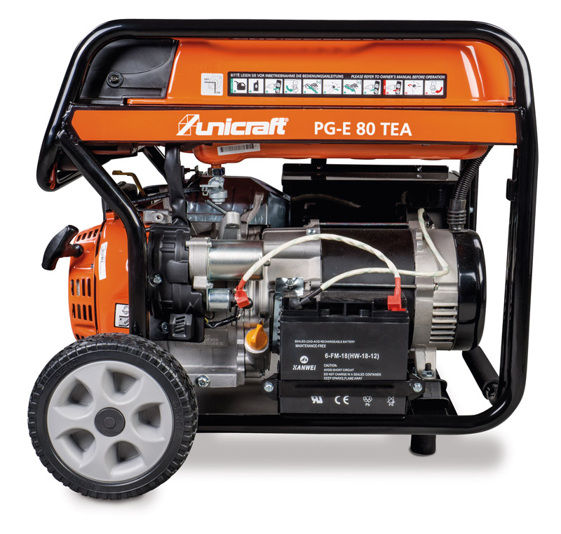 UNICRAFT PG-E 80 TEA elektrocentrála 230V/400V (7,0kW)