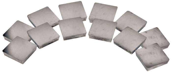 Metallkraft 3991606 Břitové destičky pro KE 16 - 2, sada - 12 ks