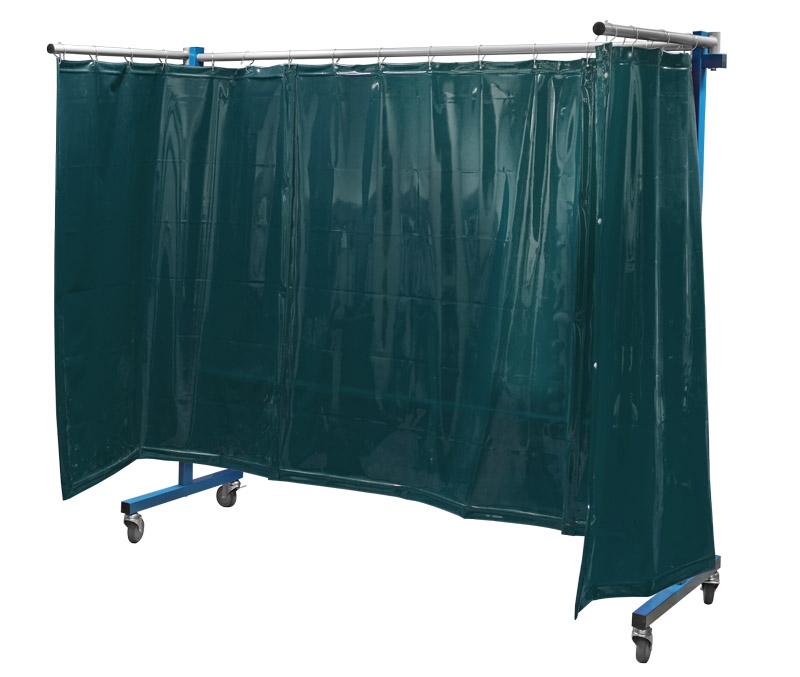 Schweißkraft® TransFlex ochranná zástěna, tmavě zelená 3700 × 1950 mm