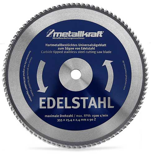 Metallkraft 3853503 pilový kotouč na ušlechtilou ocel 355 mm
