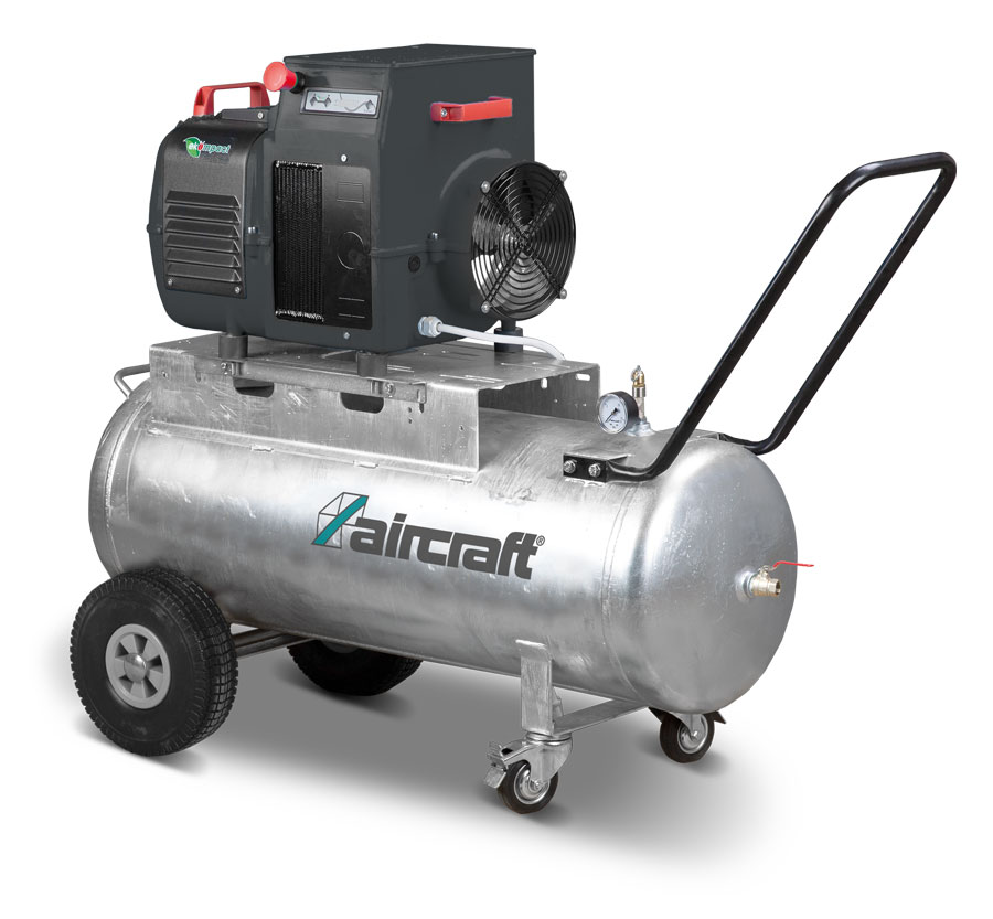 Aircraft ACS Special 3,0-10-100 (400 V) Šroubový kompresor 3kW, nádoba 100l
